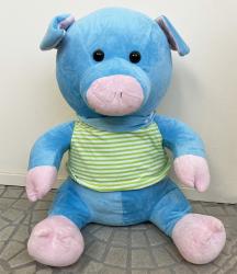 Peluche Maialino Blu 55H