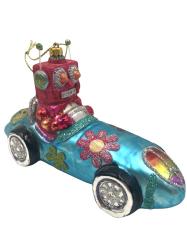 Robot Hippy in Auto da Corsa