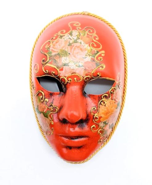 Maschera Veneziana Rossa