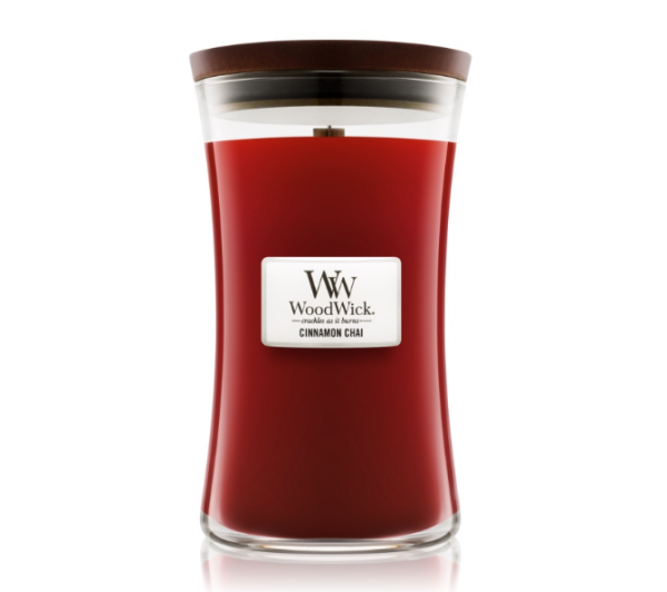 Woodwick Candela Grande - Cinnamon Chai