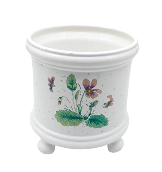 Vaso Ceramica con Violette