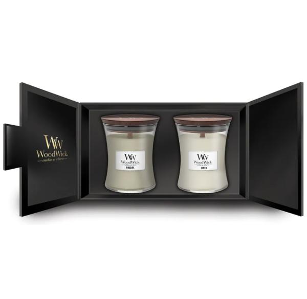 Cofanetto di Natale con Woodwick Medie